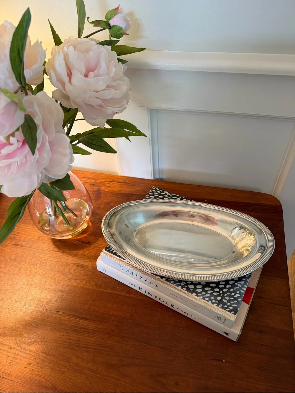 Vintage Silver-Plated Oval Serving Platter